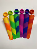 Silicone Popsicle Makers and Holder (Pack of 6)