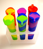 Silicone Popsicle Makers and Holder (Pack of 6)