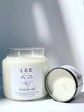 Sandalwoof 4oz Candle Tin