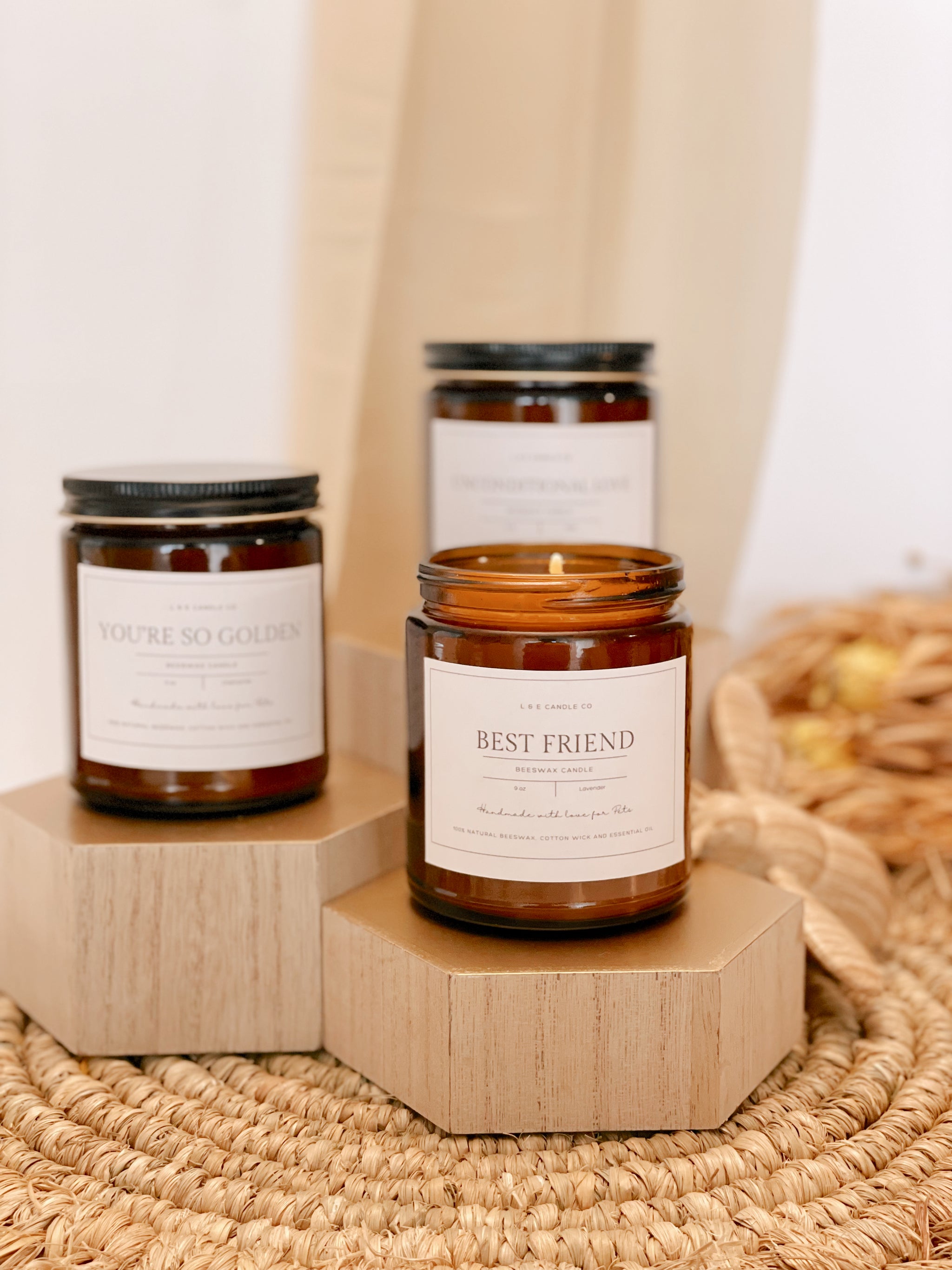 ★キャンドル　Beeswax RoundCandle ★ ☆キャンドル Beeswax RoundCandle ☆