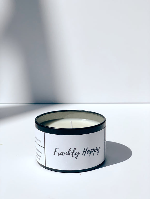 Frankly Happy 4oz Candle Tin