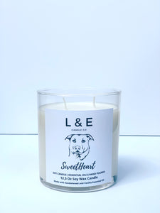 Sweetheart Sandalwood and Vanilla 12.5oz Candle